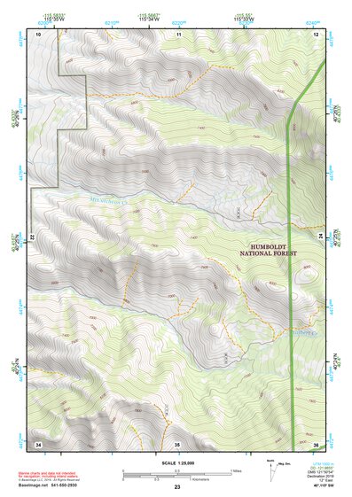 40115SW Page 23 Ruby Lake Topo Preview 1