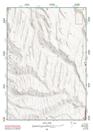 40115SW Page 32 Ruby Lake Topo Preview 1