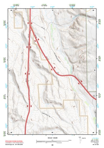 40115SW Page 33 Ruby Lake Topo Preview 1