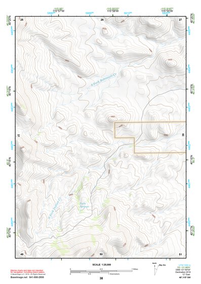 40115SW Page 38 Ruby Lake Topo Preview 1