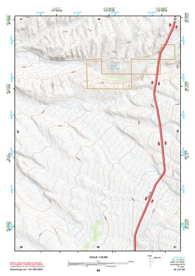 40115SW Page 44 Ruby Lake Topo Preview 1