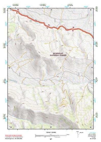 40115SW Page 47 Ruby Lake Topo Preview 1