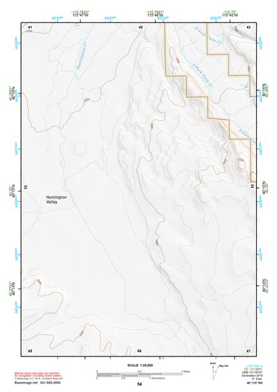 40115SW Page 54 Ruby Lake Topo Preview 1
