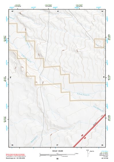 40115SW Page 55 Ruby Lake Topo Preview 1