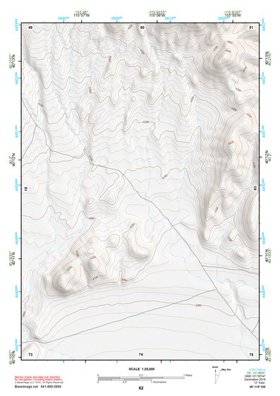 40115SW Page 62 Ruby Lake Topo Preview 1