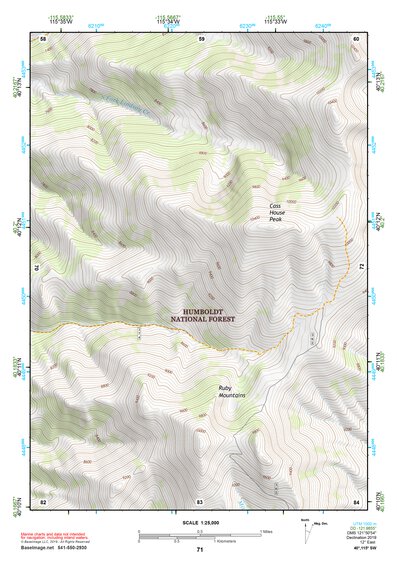 40115SW Page 71 Ruby Lake Topo Preview 1