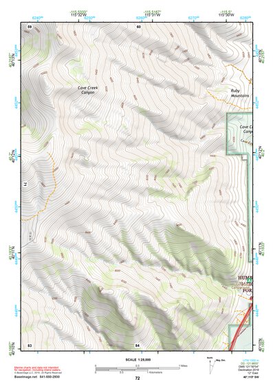 40115SW Page 72 Ruby Lake Topo Preview 1