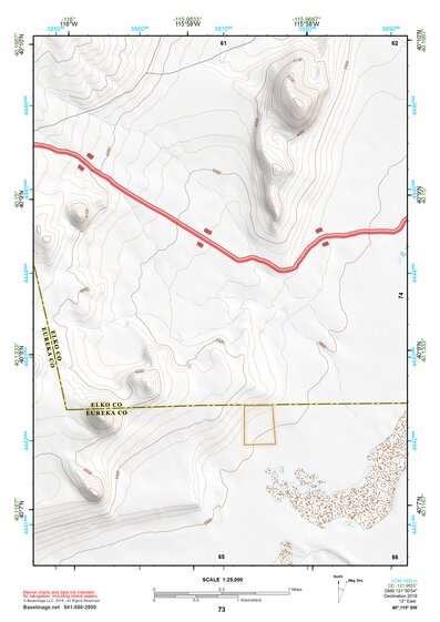40115SW Page 73 Ruby Lake Topo Preview 1