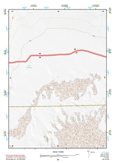 40115SW Page 74 Ruby Lake Topo Preview 1