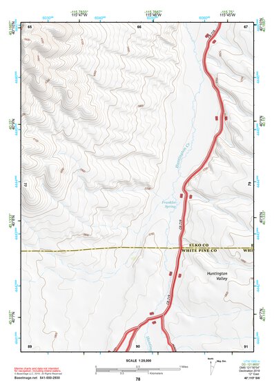 40115SW Page 78 Ruby Lake Topo Preview 1