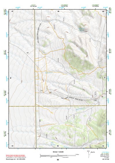 40115SW Page 80 Ruby Lake Topo Preview 1