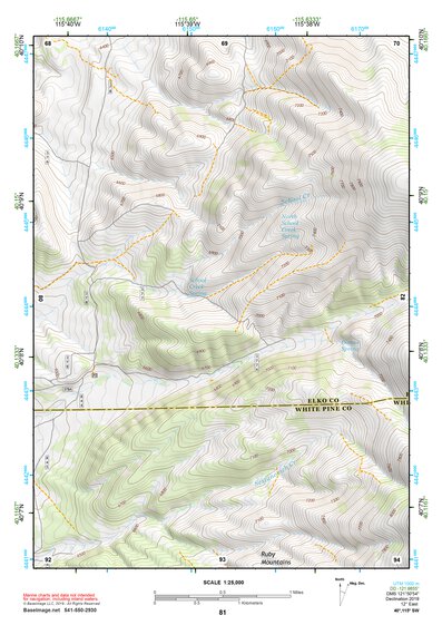 40115SW Page 81 Ruby Lake Topo Preview 1