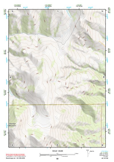 40115SW Page 83 Ruby Lake Topo Preview 1