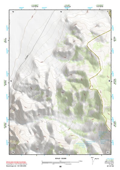40115SW Page 88 Ruby Lake Topo Preview 1