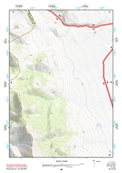 40115SW Page 89 Ruby Lake Topo Preview 1