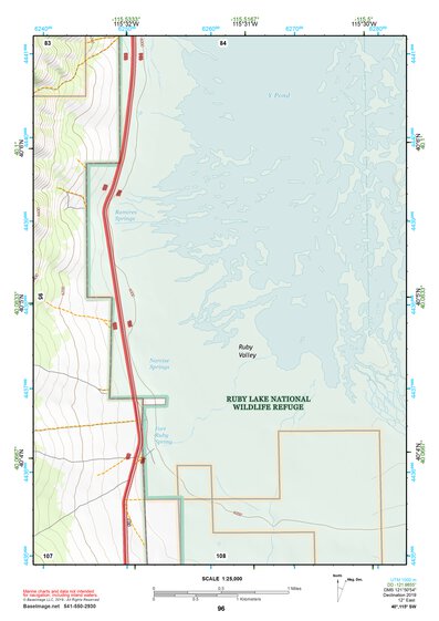40115SW Page 96 Ruby Lake Topo Preview 1