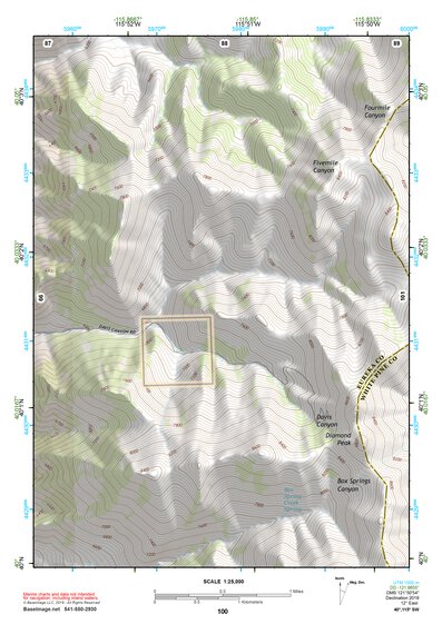 40115SW Page 100 Ruby Lake Topo Preview 1