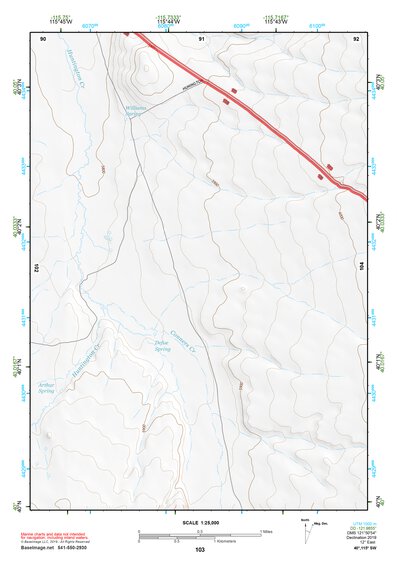40115SW Page 103 Ruby Lake Topo Preview 1