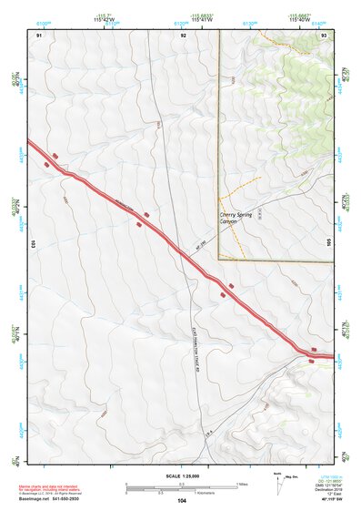 40115SW Page 104 Ruby Lake Topo Preview 1