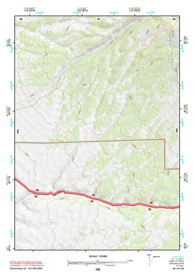 40115SW Page 105 Ruby Lake Topo Preview 1
