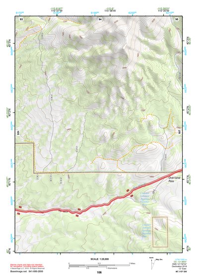 40115SW Page 106 Ruby Lake Topo Preview 1