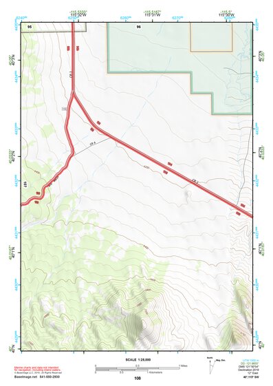 40115SW Page 108 Ruby Lake Topo Preview 1