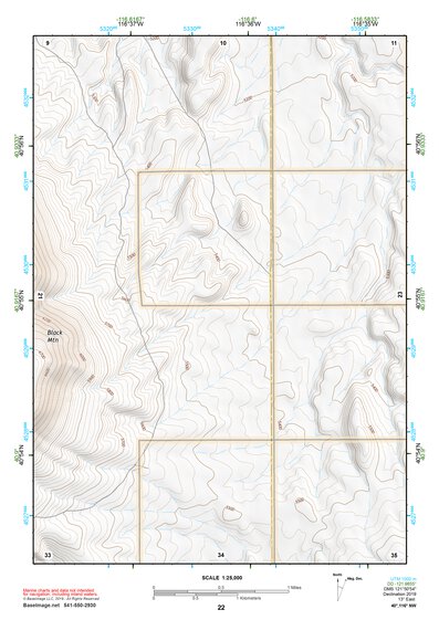 40116NW Page 22 Battle Mountain Topo Preview 1