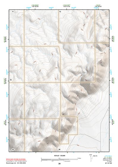 40116NW Page 24 Battle Mountain Topo Preview 1