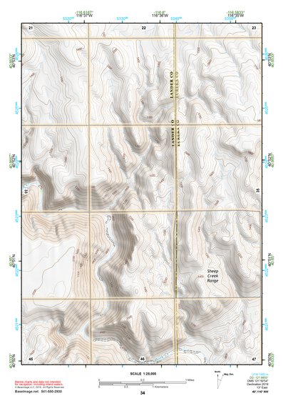 40116NW Page 34 Battle Mountain Topo Preview 1
