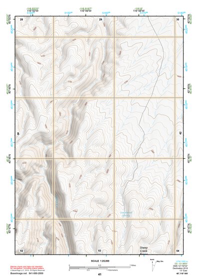 40116NW Page 41 Battle Mountain Topo Preview 1