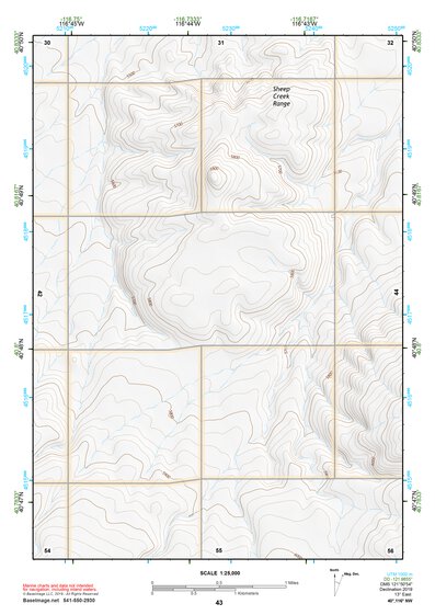 40116NW Page 43 Battle Mountain Topo Preview 1