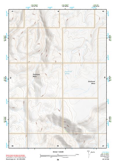 40116NW Page 54 Battle Mountain Topo Preview 1
