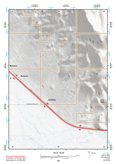 40116NW Page 64 Battle Mountain Topo Preview 1