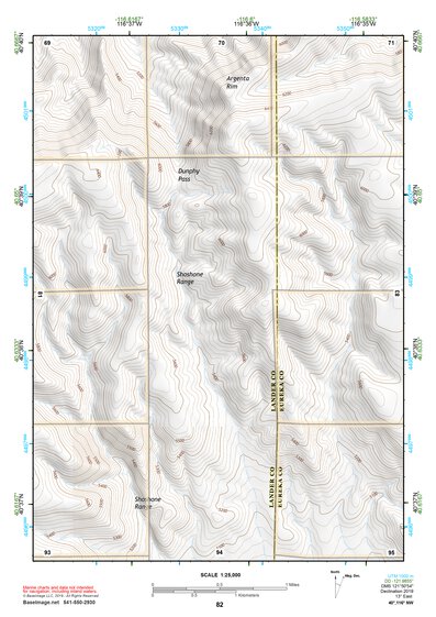 40116NW Page 82 Battle Mountain Topo Preview 1