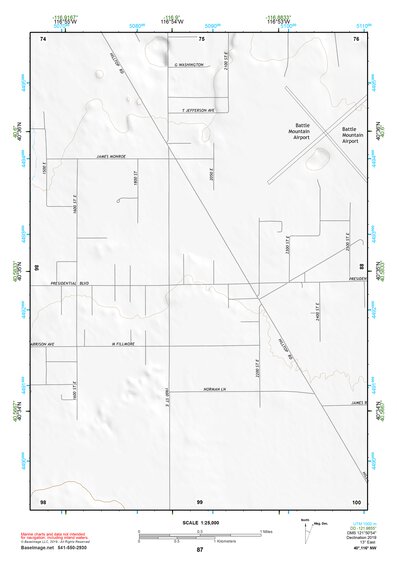 40116NW Page 87 Battle Mountain Topo Preview 1