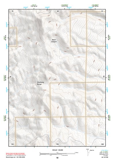 40116NW Page 92 Battle Mountain Topo Preview 1