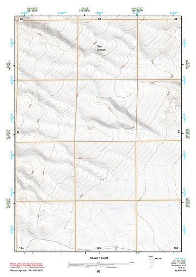 40116NW Page 93 Battle Mountain Topo Preview 1