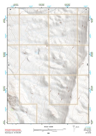 40116NW Page 103 Battle Mountain Topo Preview 1