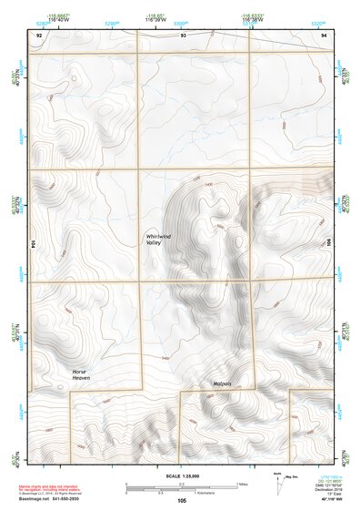 40116NW Page 105 Battle Mountain Topo Preview 1