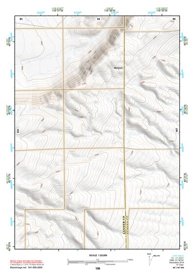 40116NW Page 106 Battle Mountain Topo Preview 1