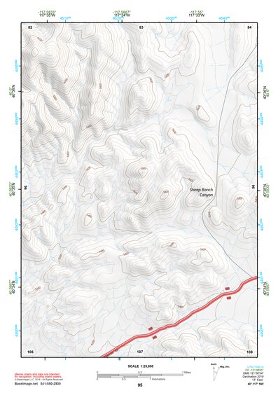 40117NW Page 95 Winnemucca Topo Preview 1