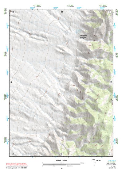 40117SW Page 76 Fish Creek Mountains Topo Preview 1