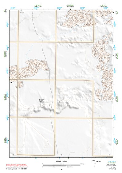 40118NE Page 6 Eugene Mountains Topo Preview 1