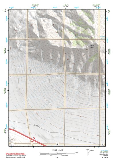 40118NE Page 10 Eugene Mountains Topo Preview 1