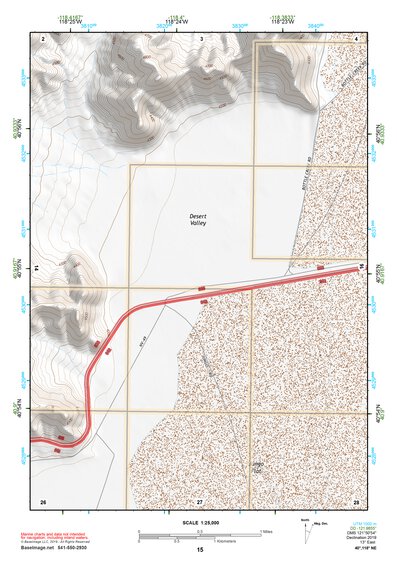 40118NE Page 15 Eugene Mountains Topo Preview 1