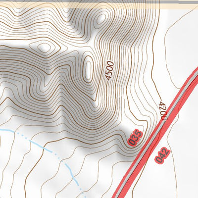40118NE Page 15 Eugene Mountains Topo Preview 3