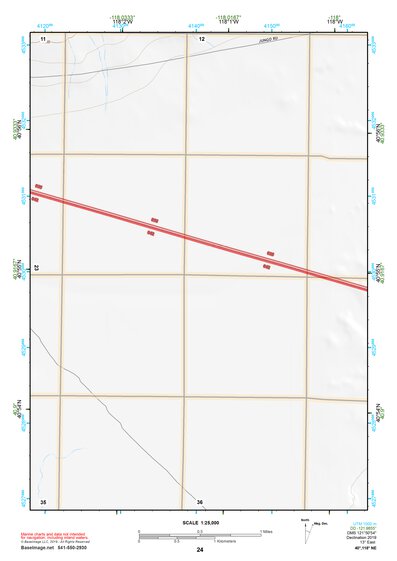 40118NE Page 24 Eugene Mountains Topo Preview 1