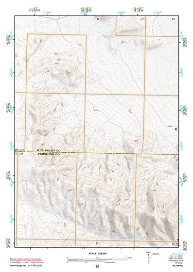 40118NE Page 25 Eugene Mountains Topo Preview 1