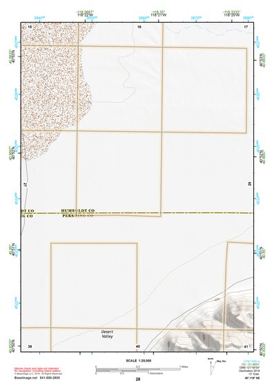 40118NE Page 28 Eugene Mountains Topo Preview 1