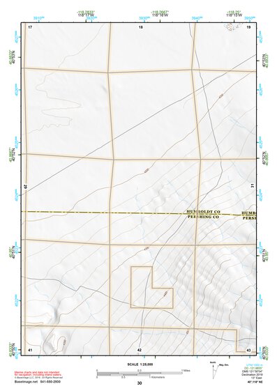 40118NE Page 30 Eugene Mountains Topo Preview 1